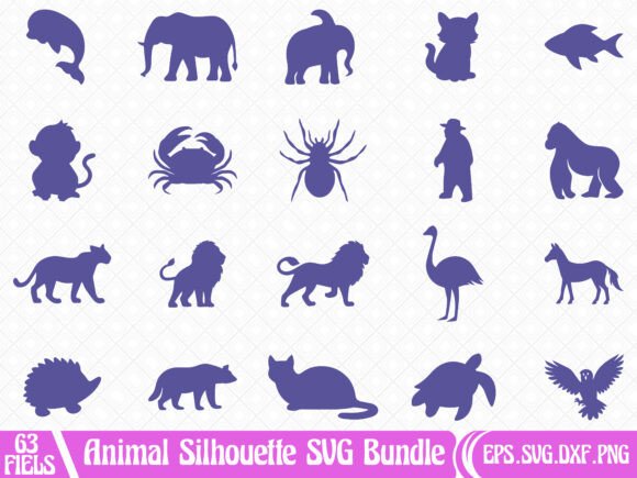 Download Animal Silhouette SVG Bundle - Animal silhouette svg Collection