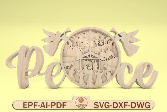 Download Nativity Scene Laser Cut Glowforge Svg - Glowforge svg Collection