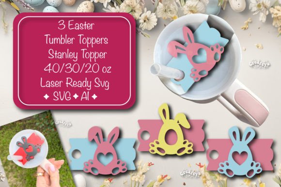 Download Easter Glowforge SVG Tumbler Topper - Glowforge svg Collection