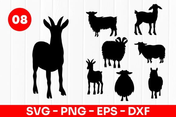 Download Farm Animal Silhouette SVG PNG - Animal silhouette svg Collection