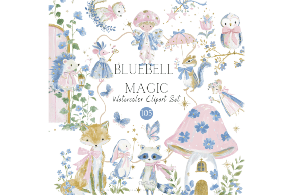 Download Fairy Woodland Clipart Set - Clipart set Collection