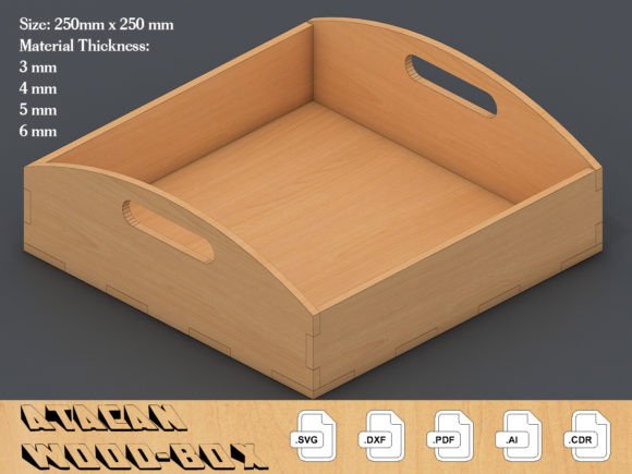 Download Tray Vector File Laser Cut Glowforge SVG - Glowforge svg Collection
