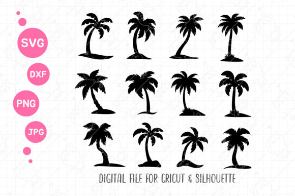 Download Palm Tree Svg | Beach SVG | Silhouette - Palm tree svg Collection